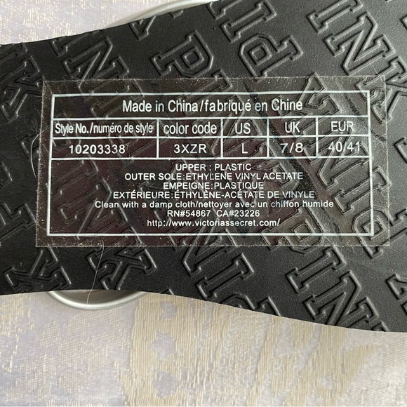 PINK Victoria’s Secret Flip Flops - Picture 6 of 9